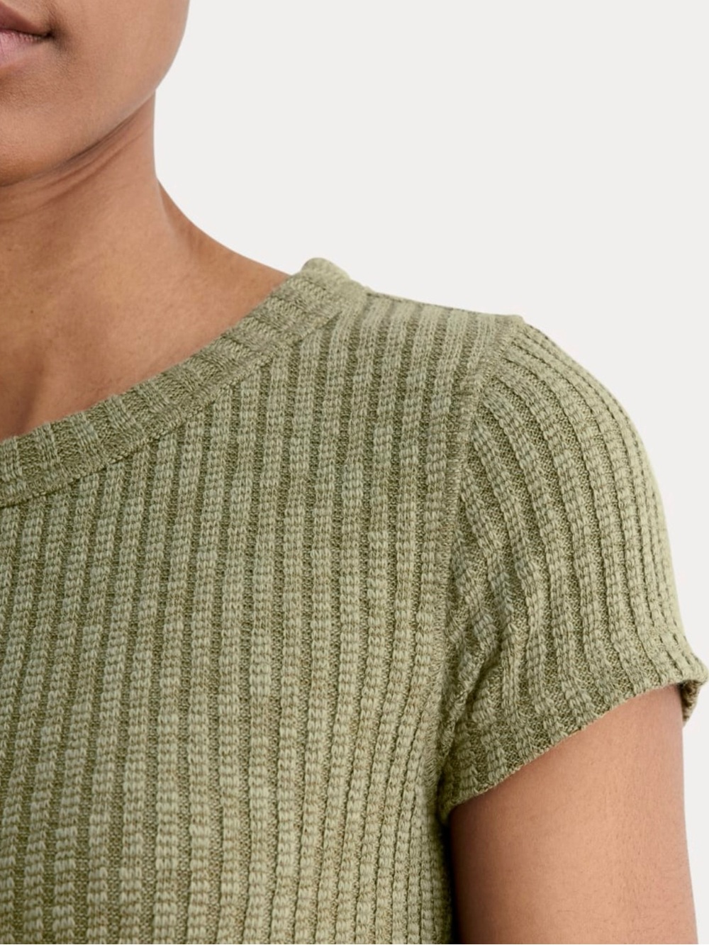 Everlane Cozy Rib Tee - Picture 3 of 10